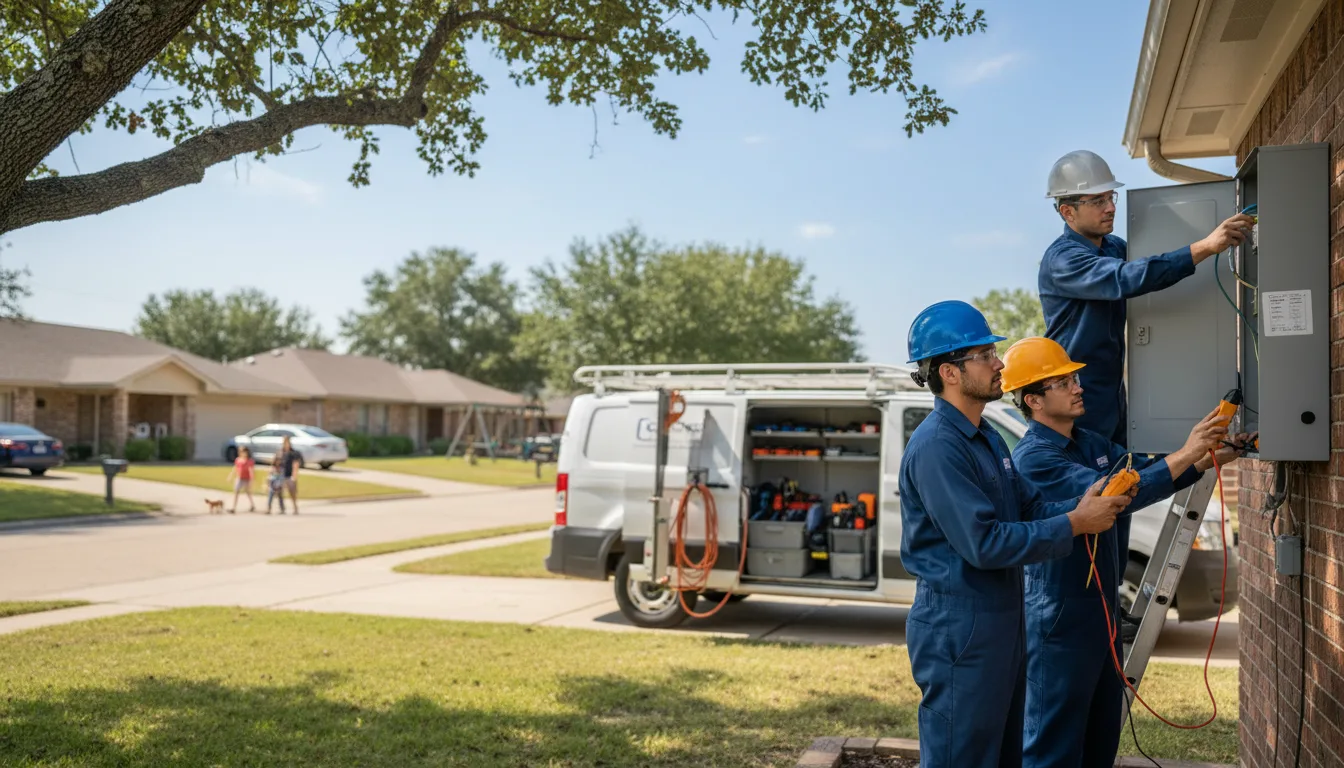 Certified electrician providing emergency electrical services in Brier Hill, NY